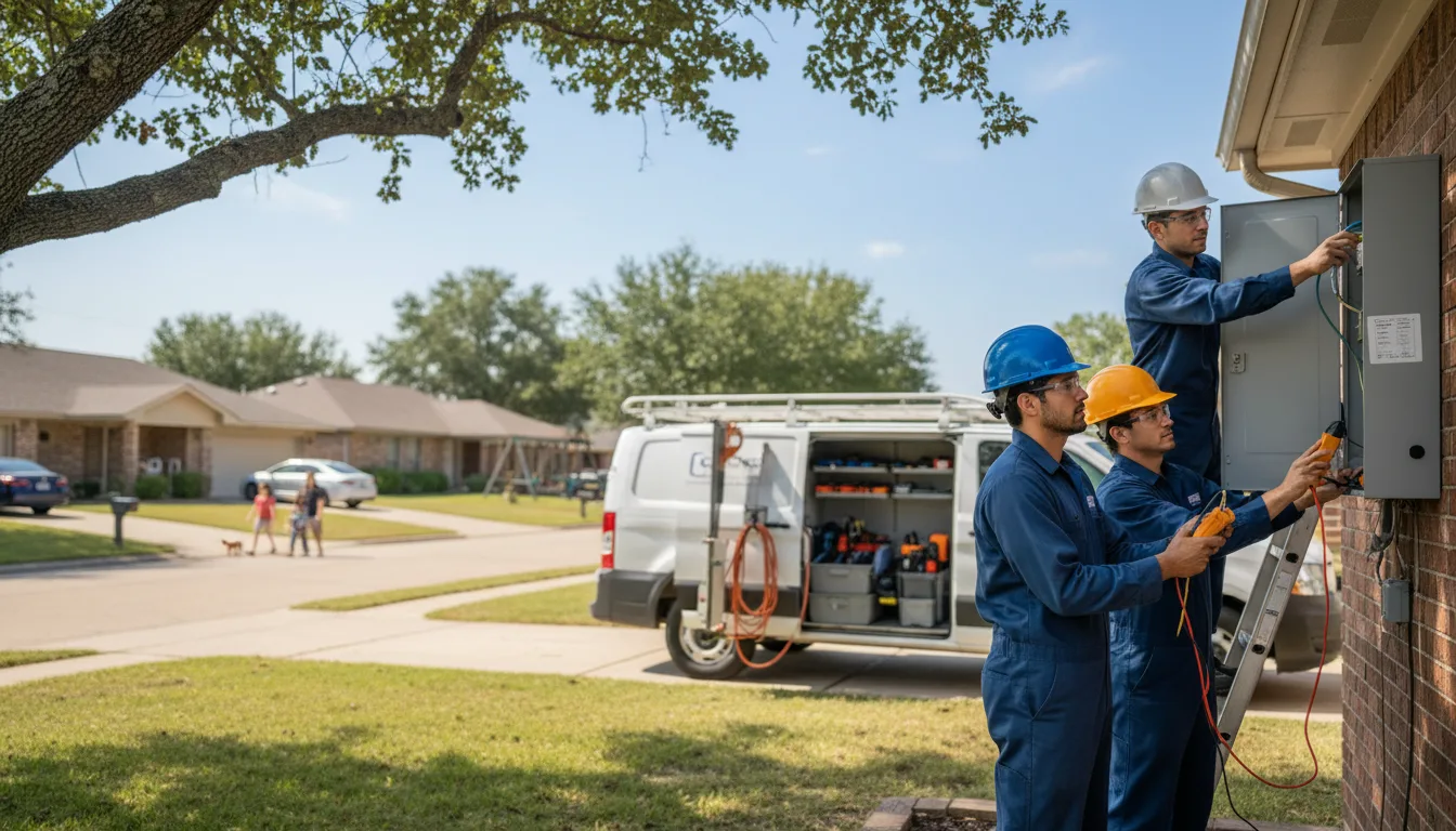 Certified electrician providing emergency electrical services in Gentry, AR